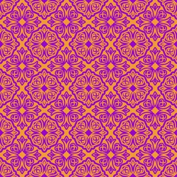 Oriental style Islam seamless pattern. holiday of Ramadan Mubarak background. Stock Illustration