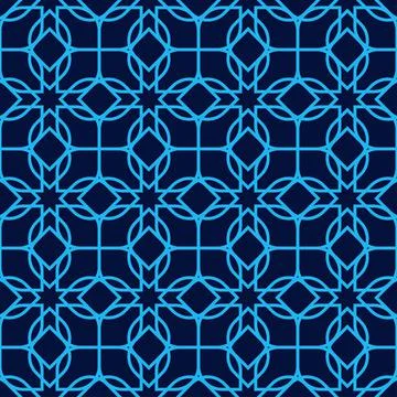Oriental style Islamic vector seamless pattern design-Islamic abstract texture Stock Illustration