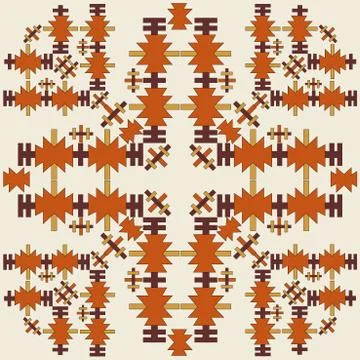 Oriental style seamless pattern vector eighteen Stock Illustration
