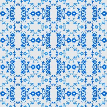 Oriental style seamless pattern vector fourteen Stock Illustration