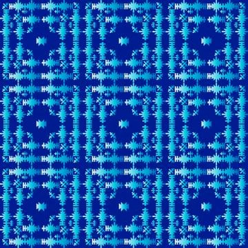 Oriental style seamless pattern vector four Stock Illustration
