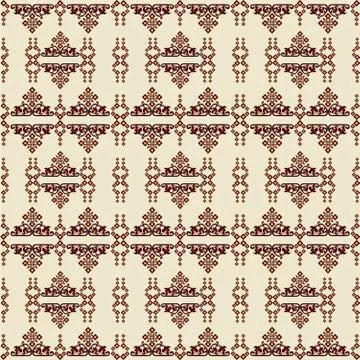 Oriental style seamless pattern vector one Illustrazione stock