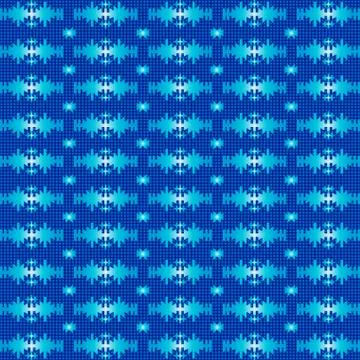 Oriental style seamless pattern vector five Stock Illustration