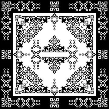 Oriental style seamless pattern vector sixteen Stock Illustration