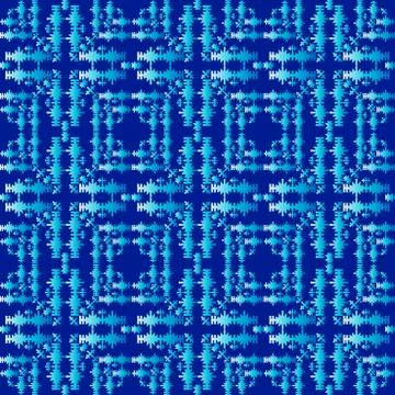 Oriental style seamless pattern vector two Stock Illustration