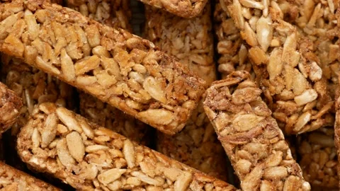Oriental sweets - background. Kozinaki. Stock Footage 143010324