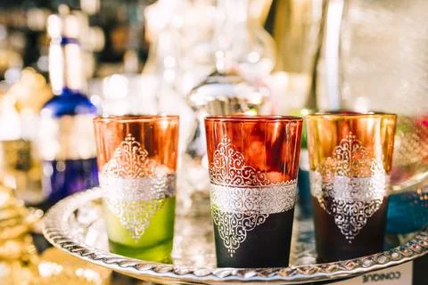 Oriental tea concept . High quality and resolution beautiful photo concept Stock Photos
