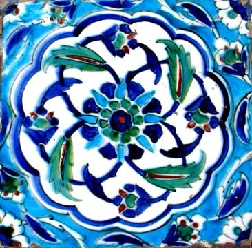 Oriental tiles Stock Photos