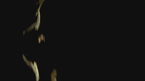 Oriental tradition - tea leaf fall Vídeo Stock 234496710