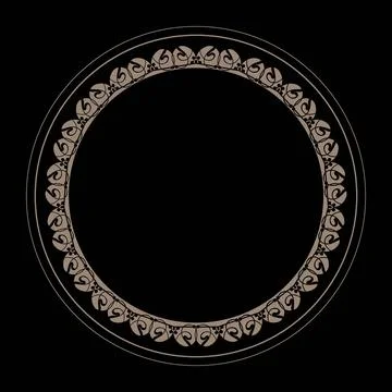 Oriental vector gold pattern with arabesques and floral elements. Traditional  Stock Illustration