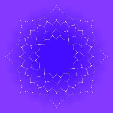 Oriental vector mandala. Stock Illustration