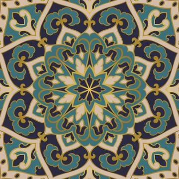 Oriental vector ornament. Stock Illustration