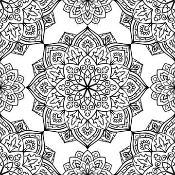 Oriental vector ornament. Illustrazione stock
