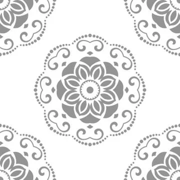 Oriental Vector Pattern With 3D Elements Illustrazione stock