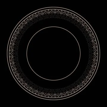 Oriental vector pattern with arabesques and floral elements. Traditional ornamen Illustrazione stock