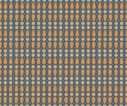 Oriental Vector seamless pattern Geometric texture. イラスト素材