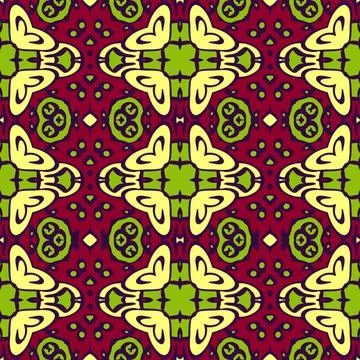 Orientale Bordüre seamless pattern vector graphic with oriental ornaments .. Stock Photos