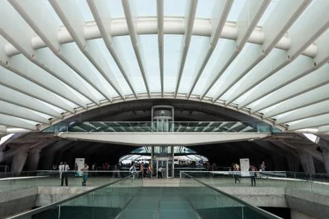 Oriente Station, Lisbon Stock Photos