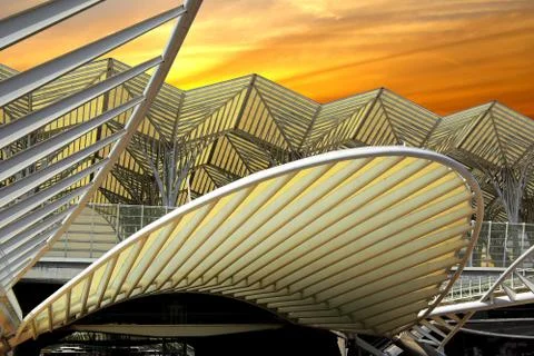 Oriente station Stock Photos