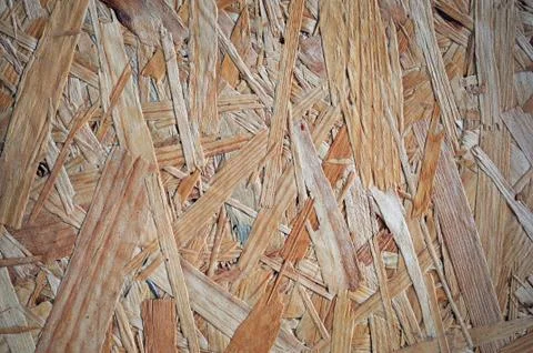 Oriented strand board background Stock Photos