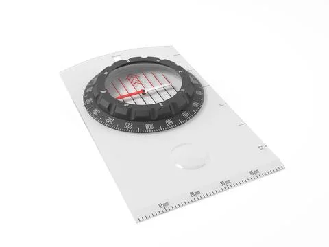 Orienteering compass Stock Illustration