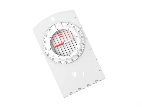 Orienteering compass Stock Illustration