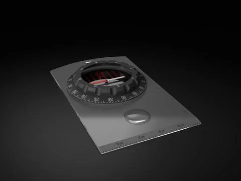 Orienteering compass Stock Illustration
