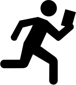 Orienteering pictogram Stock Illustration