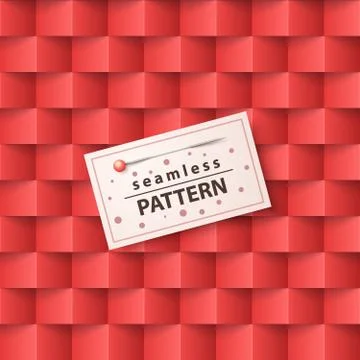 Origami 3D triangle - seamless pattern Stock Illustration