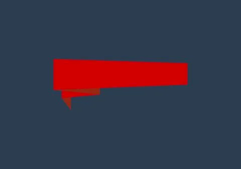 Origami banner Stock Illustration