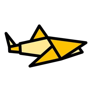 Origami bird icon vector flat Stock Illustration