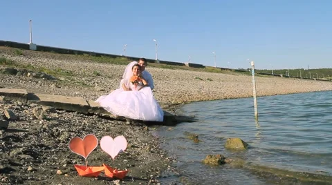 Origami Boats Video stock 52689540