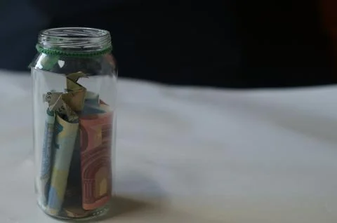 Origami in the bottle Stock Photos