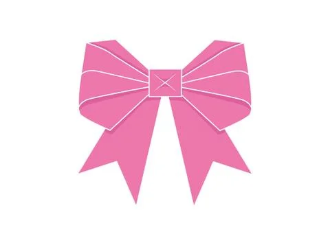 Origami Bow Illustration Vector V3 Illustrazione stock