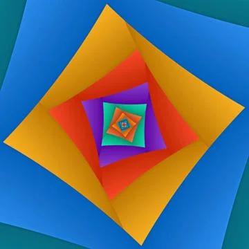 Origami box toy Stock Illustration