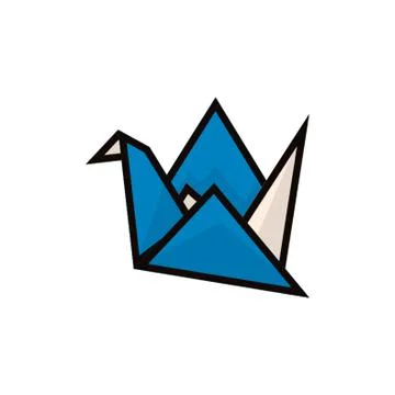 Origami crane イラスト素材