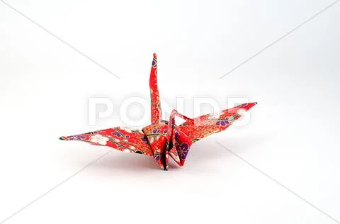 Origami crane Stock Photos