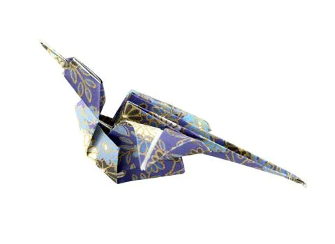 Origami crane Stock Photos
