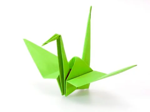 Origami crane Stock Photos
