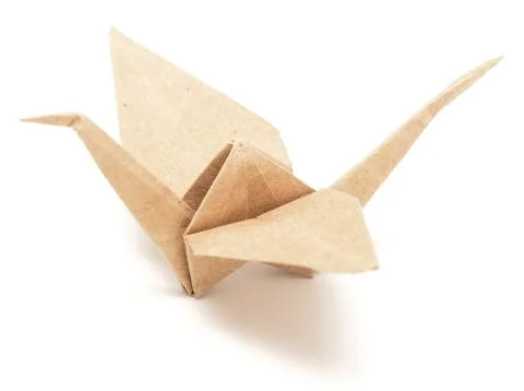 Origami crane Stock Photos