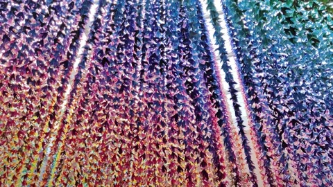 The origami cranes hanging on the ceiling. Stock Footage 236701792