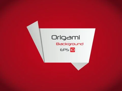 Origami elements Stock Illustration