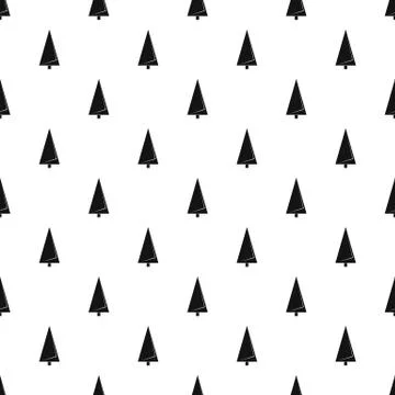 Origami fir tree pattern seamless 스톡 일러스트