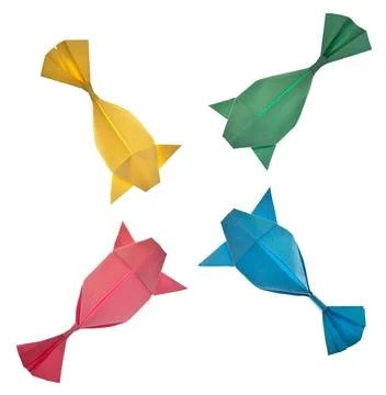 Origami fish Stock Photos