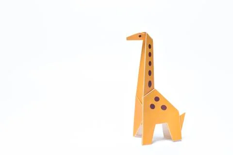 Origami Giraffe Single Stock Photos