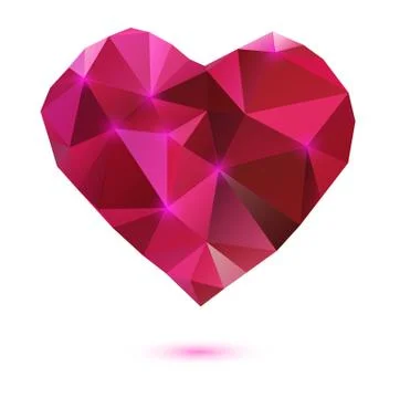 Origami heart Stock Illustration