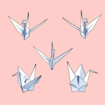 Origami Stock Illustration