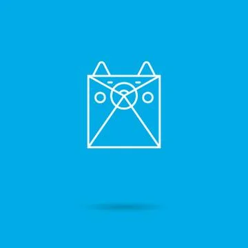 Origami package Stock Illustration