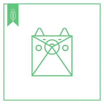 Origami package Stock-Illustration