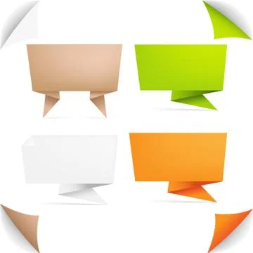 Origami paper Stock Illustration